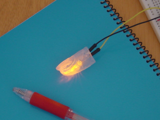 BJD index finger with LED
